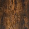 Bookcase Smoked Oak 28.3"x11"x42.9" Engineered Wood