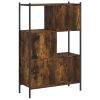 Bookcase Smoked Oak 28.3"x11"x42.9" Engineered Wood