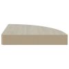 Wall Corner Shelf Oak and White 13.7"x13.7"x1.4" MDF