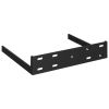 Wall Corner Shelf Oak and White 13.7"x13.7"x1.4" MDF