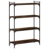 Bookcase 4-Tier Smoked Oak 31.5"x11.8"x47.2" Engineered Wood