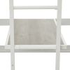Twin Over Twin Bunk Beds Can be Turn into Upper Bed and Down Desk, Cushion Sets are Free. White,79''L x 40.9''W x 79''H.