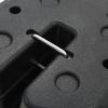 Gazebo Weight Plates 4 pcs Black 8.7"x2" Concrete