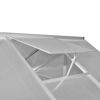Reinforced Aluminum Greenhouse with Base Frame 49.5ftÂ²