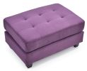 Glory Furniture Malone G637-O Ottoman , PURPLE