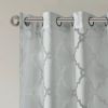 Fretwork Burnout Sheer Curtain Panel(Only 1 Pc Panel)