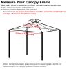 11.5x11.5ft 2T Gazebo Top Chocolate