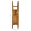 Yin Yang Wall Shelf 31.5"x6.9"x31.5" Solid Wood Teak