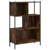 Bookcase Smoked Oak 28.3"x11"x42.9" Engineered Wood