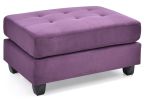 Glory Furniture Malone G637-O Ottoman , PURPLE