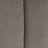 Braided Round 24" Ottoman in Dark Grey Velvet by LumiSource