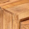 Drawer Cabinet 23.6"x13"x29.5" Solid Wood Acacia