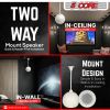 5 Core 15W 5" Pendant Speaker Hanging Ceiling Audio Set for Paging Commercial, Residential ,Restaurant WS 05 07 GLOBULE