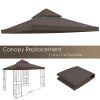11.5x11.5ft 2T Gazebo Top Chocolate