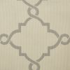 Fretwork Print Grommet Top Window Curtain Panel(Only 1 Pc Panel)