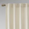 Room Darkening Poly Velvet Rod Pocket/Back Tab Curtain Panel Pair(2 Pcs Window Panels)